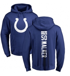 NFL Nike Indianapolis Colts #50 Anthony Walker Royal Blue Backer Pullover Hoodie