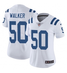 Women's Nike Indianapolis Colts #50 Anthony Walker White Vapor Untouchable Limited Player NFL Jersey