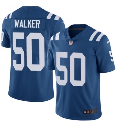 Youth Nike Indianapolis Colts #50 Anthony Walker Royal Blue Team Color Vapor Untouchable Limited Player NFL Jersey