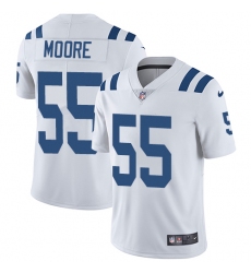 Youth Nike Indianapolis Colts #55 Skai Moore White Vapor Untouchable Limited Player NFL Jersey