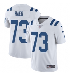 Men's Nike Indianapolis Colts #73 Joe Haeg White Vapor Untouchable Limited Player NFL Jersey