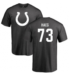 NFL Nike Indianapolis Colts #73 Joe Haeg Ash One Color T-Shirt