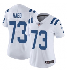 Women's Nike Indianapolis Colts #73 Joe Haeg White Vapor Untouchable Limited Player NFL Jersey