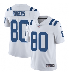 Youth Nike Indianapolis Colts #80 Chester Rogers White Vapor Untouchable Limited Player NFL Jersey