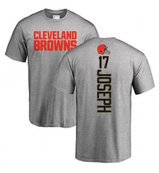NFL Nike Cleveland Browns #17 Greg Joseph Ash Backer T-Shirt
