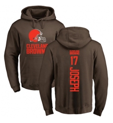 NFL Nike Cleveland Browns #17 Greg Joseph Brown Backer Pullover Hoodie
