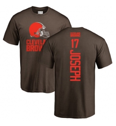 NFL Nike Cleveland Browns #17 Greg Joseph Brown Backer T-Shirt