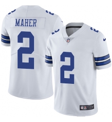 Youth Nike Dallas Cowboys #2 Brett Maher White Vapor Untouchable Limited Player NFL Jersey
