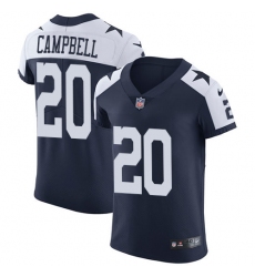 Men's Nike Dallas Cowboys #20 Ibraheim Campbell Navy Blue Alternate Vapor Untouchable Elite Player NFL Jersey