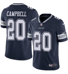 Youth Nike Dallas Cowboys #20 Ibraheim Campbell Navy Blue Team Color Vapor Untouchable Limited Player NFL Jersey