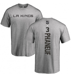 NHL Adidas Los Angeles Kings #3 Dion Phaneuf Ash Backer T-Shirt