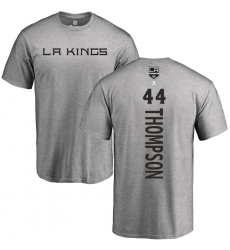 NHL Adidas Los Angeles Kings #44 Nate Thompson Ash Backer T-Shirt