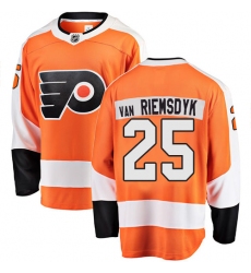 Youth Philadelphia Flyers #25 James Van Riemsdyk Fanatics Branded Orange Home Breakaway NHL Jersey
