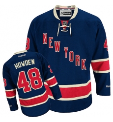 Youth Reebok New York Rangers #48 Brett Howden Authentic Navy Blue Third NHL Jersey