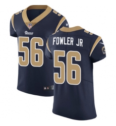 Men's Nike Los Angeles Rams #56 Dante Fowler Jr Navy Blue Team Color Vapor Untouchable Elite Player NFL Jersey