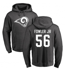 NFL Nike Los Angeles Rams #56 Dante Fowler Jr Ash One Color Pullover Hoodie