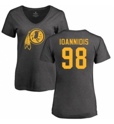 NFL Women's Nike Washington Redskins #98 Matt Ioannidis Ash One Color T-Shirt