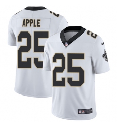 Men's Nike New Orleans Saints #25 Eli Apple White Vapor Untouchable Limited Player NFL Jersey