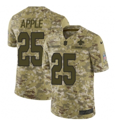 Youth Nike New Orleans Saints #25 Eli Apple Limited Camo 2018 Salute to Service NFL Jersey