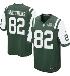 Men's Nike New York Jets #82 Rishard Matthews Game Green Team Color NFL Jersey