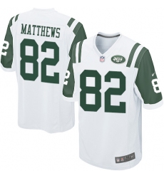 Men's Nike New York Jets #82 Rishard Matthews Game White NFL Jersey