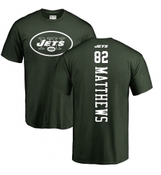 NFL Nike New York Jets #82 Rishard Matthews Green Backer T-Shirt