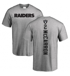 NFL Nike Oakland Raiders #2 AJ McCarron Ash Backer T-Shirt