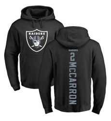 NFL Nike Oakland Raiders #2 AJ McCarron Black Backer Pullover Hoodie
