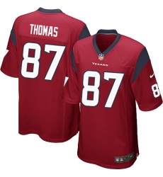 Men's Nike Houston Texans #87 Demaryius Thomas Game Red Alternate NFL Jersey