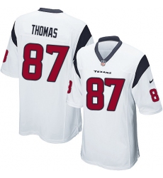 Men's Nike Houston Texans #87 Demaryius Thomas Game White NFL Jersey