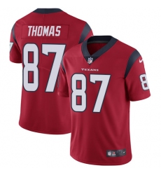 Men's Nike Houston Texans #87 Demaryius Thomas Red Alternate Vapor Untouchable Limited Player NFL Jersey