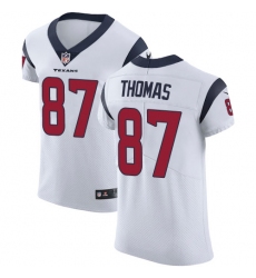 Men's Nike Houston Texans #87 Demaryius Thomas White Vapor Untouchable Elite Player NFL Jersey