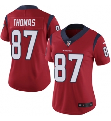 Women's Nike Houston Texans #87 Demaryius Thomas Red Alternate Vapor Untouchable Limited Player NFL Jersey