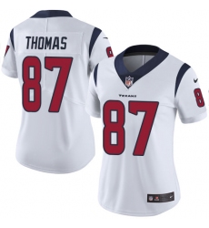 Women's Nike Houston Texans #87 Demaryius Thomas White Vapor Untouchable Limited Player NFL Jersey