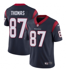 Youth Nike Houston Texans #87 Demaryius Thomas Navy Blue Team Color Vapor Untouchable Limited Player NFL Jersey