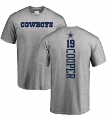 NFL Nike Dallas Cowboys #19 Amari Cooper Ash Backer T-Shirt