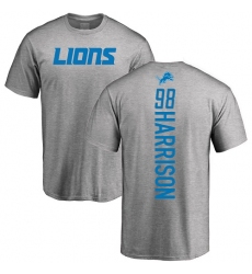 NFL Nike Detroit Lions #98 Damon Harrison Ash Backer T-Shirt