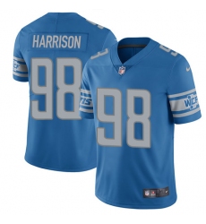 Youth Nike Detroit Lions #98 Damon Harrison Blue Team Color Vapor Untouchable Limited Player NFL Jersey