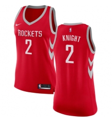 Women's Nike Houston Rockets #2 Brandon Knight Swingman Red NBA Jersey - Icon Edition