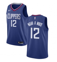 Youth Nike Los Angeles Clippers #12 Luc Mbah a Moute Swingman Blue NBA Jersey - Icon Edition