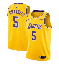 Youth Nike Los Angeles Lakers #5 Tyson Chandler Swingman Gold NBA Jersey - Icon Edition