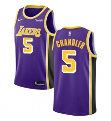 Youth Nike Los Angeles Lakers #5 Tyson Chandler Swingman Purple NBA Jersey - Statement Edition