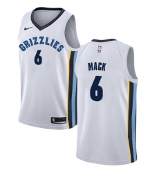 Women's Nike Memphis Grizzlies #6 Shelvin Mack Swingman White NBA Jersey - Association Edition