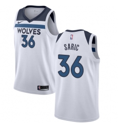 Youth Nike Minnesota Timberwolves #36 Dario Saric Swingman White NBA Jersey - Association Edition