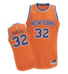 Women's Adidas New York Knicks #32 Noah Vonleh Swingman Orange Alternate NBA Jersey