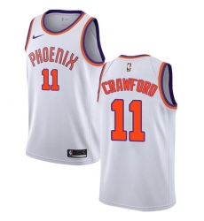 Women's Nike Phoenix Suns #11 Jamal Crawford Swingman White NBA Jersey - Association Edition