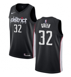 Youth Nike Washington Wizards #32 Jeff Green Swingman Black NBA Jersey - City Edition