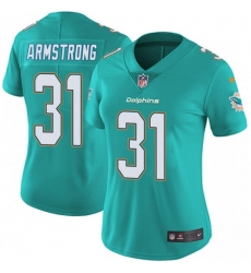 Women's Nike Miami Dolphins #31 Cornell Armstrong Aqua Green Team Color Stitched NFL Vapor Untouchable Limited Jersey