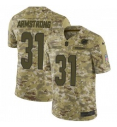 Youth Nike Miami Dolphins #31 Cornell Armstrong Camo Stitched NFL Limited 2018 Salute To Service Jersey