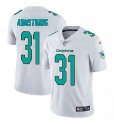 Youth Nike Miami Dolphins #31 Cornell Armstrong White Stitched NFL Vapor Untouchable Limited Jersey